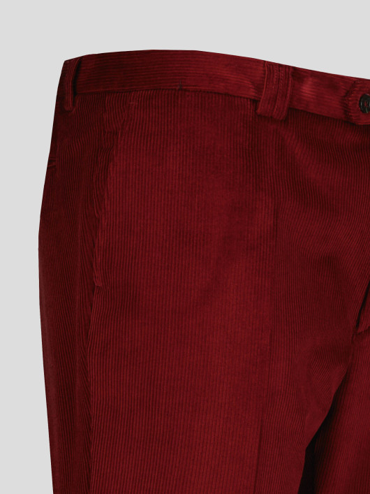Pantalon Grant Velours Bordeaux Capel