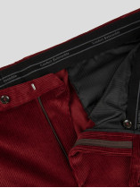 Pantalon Grant Velours Bordeaux Capel