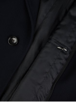 Manteau Armuré Grande Taille Bleu Marine
