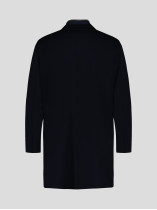 Manteau Armuré Grande Taille Bleu Marine