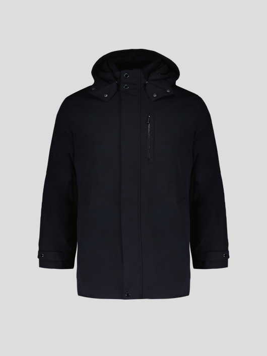 Parka Flexcity Capuche Amovible Grande Taille Marine