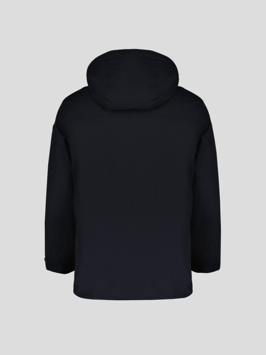 Parka Flexcity Capuche Amovible Grande Taille Marine