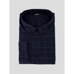Chemise Flanelle A Carreaux Grande Taille Marine