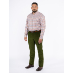 Pantalon Grant en Velours Grande Taille Vert Foret