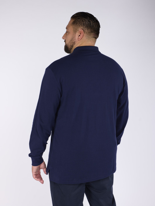 Polo Manches Longues Grande Taille Marine Ralph Lauren