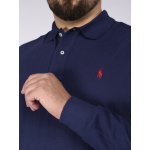 Polo Manches Longues Grande Taille Marine Ralph Lauren