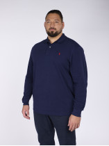 Polo Manches Longues Grande Taille Marine Ralph Lauren