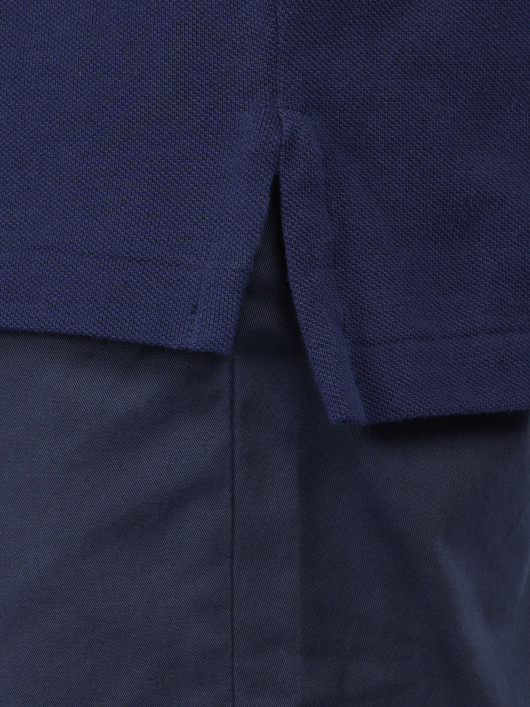 Polo Manches Longues Grande Taille Marine Ralph Lauren