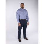 Chemise Rayée Grande Taille Bleu