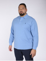 Polo Manches Longues Grande Taille Bleu Ralph Lauren