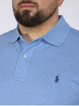Polo Manches Longues Grande Taille Bleu Ralph Lauren