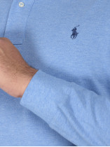 Polo Manches Longues Grande Taille Bleu Ralph Lauren