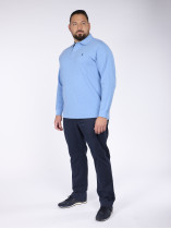 Polo Manches Longues Grande Taille Bleu Ralph Lauren