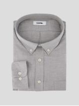 Chemise Unie Grande Taille Gris