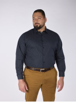 Chemise Imprimé Grande Taille Marine