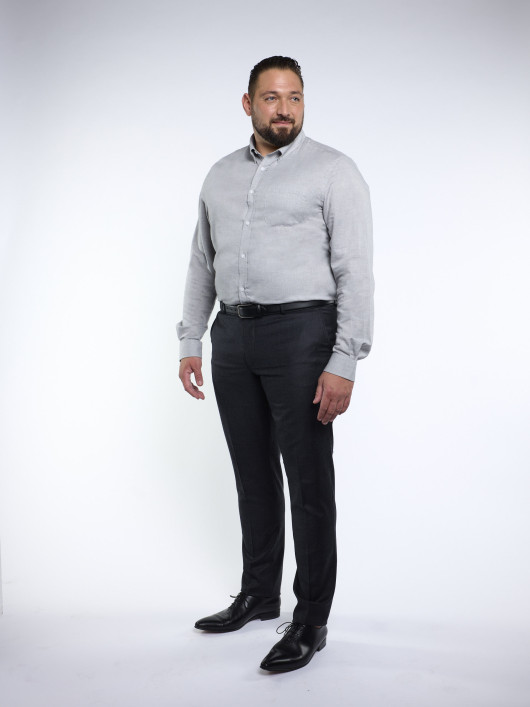 Pantalon Ville Gaby Grande Taille Anthracite