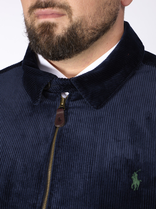 Blouson Velours Grande Taille Marine