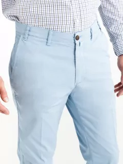 Chino Uni Bleu ciel Capel Grandes Tailles