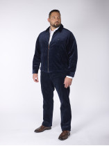 Blouson Velours Grande Taille Marine