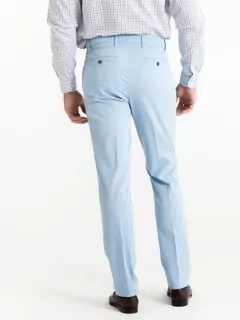 Chino Uni Bleu ciel Capel Grandes Tailles