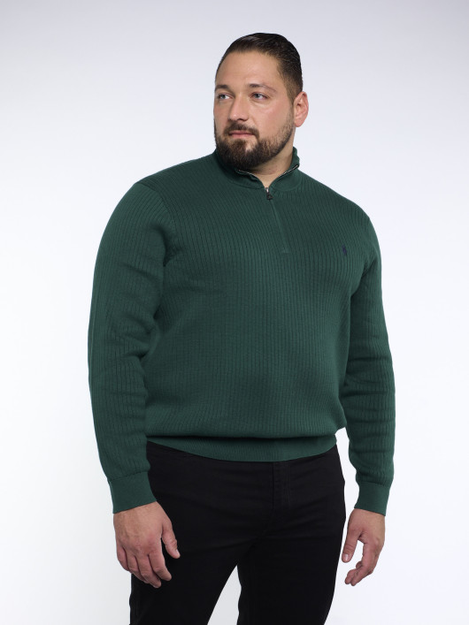 Pull Camionneur Vert Grande Taille