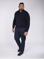 Pull Camionneur Grande Taille Marine