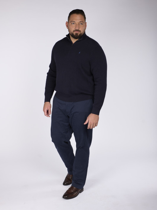 Pull Camionneur Grande Taille Marine