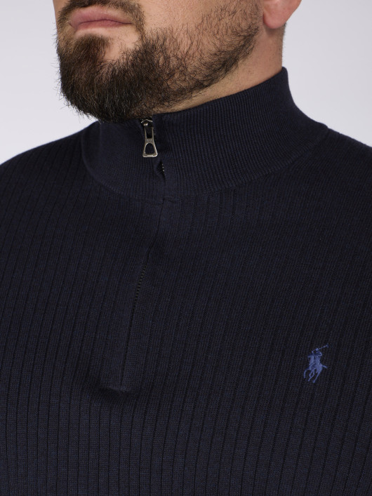 Pull Camionneur Grande Taille Marine