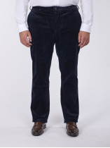 Pantalon Chino Velours Grande Taille Marine