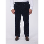 Pantalon Chino Velours Grande Taille Marine