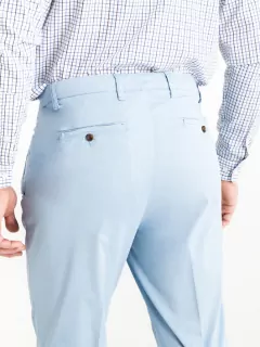 Chino Uni Bleu ciel Capel Grandes Tailles
