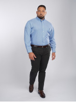 Chemise A Rayures Grande Taille Bleu Ralph Lauren