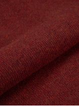 Pull Camionneur Laine Orange Foncé Grande Taille