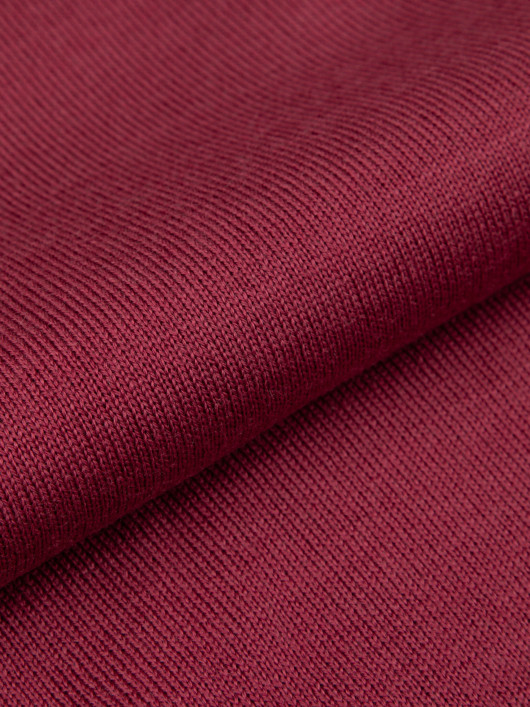 Pull Col V Laine Mérinos Rose Grande Taille