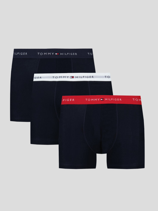 Pack 3 Boxers Élastiques Noir Grande Taille