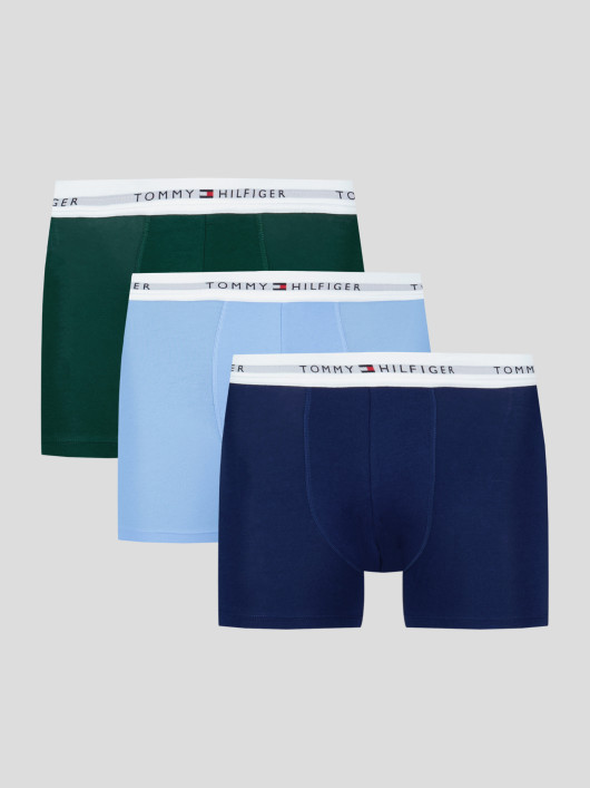 Pack 3 Boxers Élastiques Multicolore Grande Taille