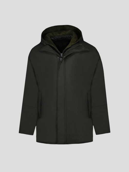 Parka avec Parementure Amovible Kaki Capel