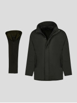 Parka avec Parementure Amovible Kaki Capel