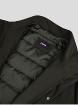 Parka avec Parementure Amovible Kaki Capel