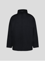 Parka Lainage Parementure Amovible Rainseries Noire Bugatti