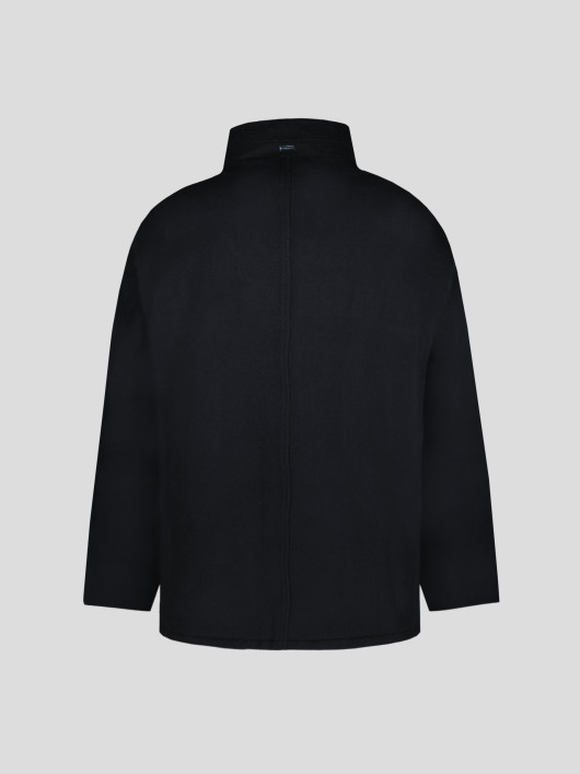 Parka Lainage Parementure Amovible Rainseries Noire Bugatti