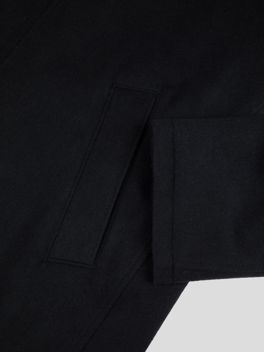 Parka Lainage Parementure Amovible Rainseries Noire Bugatti