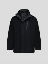 Parka Lainage Parementure Amovible Rainseries Noire Bugatti