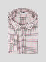 Chemise A carreaux Grande Taille Ecru
