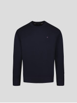 Pull Bleu Marine Maille Structuré Grande Taille