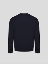 Pull Bleu Marine Maille Structuré Grande Taille