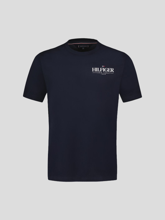 Tee-shirt Bleu Marine Logo Tommy Hilfiger Grande Taille