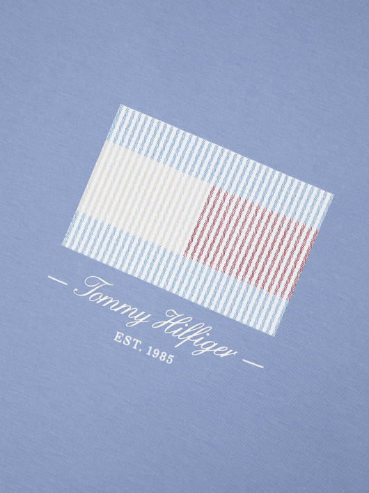 Tee-shirt Bleu Tommy Hilfiger Grande Taille