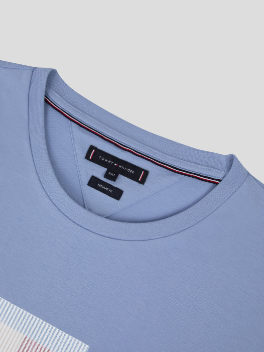 Tee-shirt Bleu Tommy Hilfiger Grande Taille