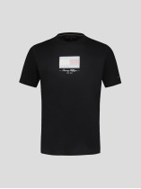 Tee-shirt Noir Drapeau Tommy Hilfiger Grande Taille